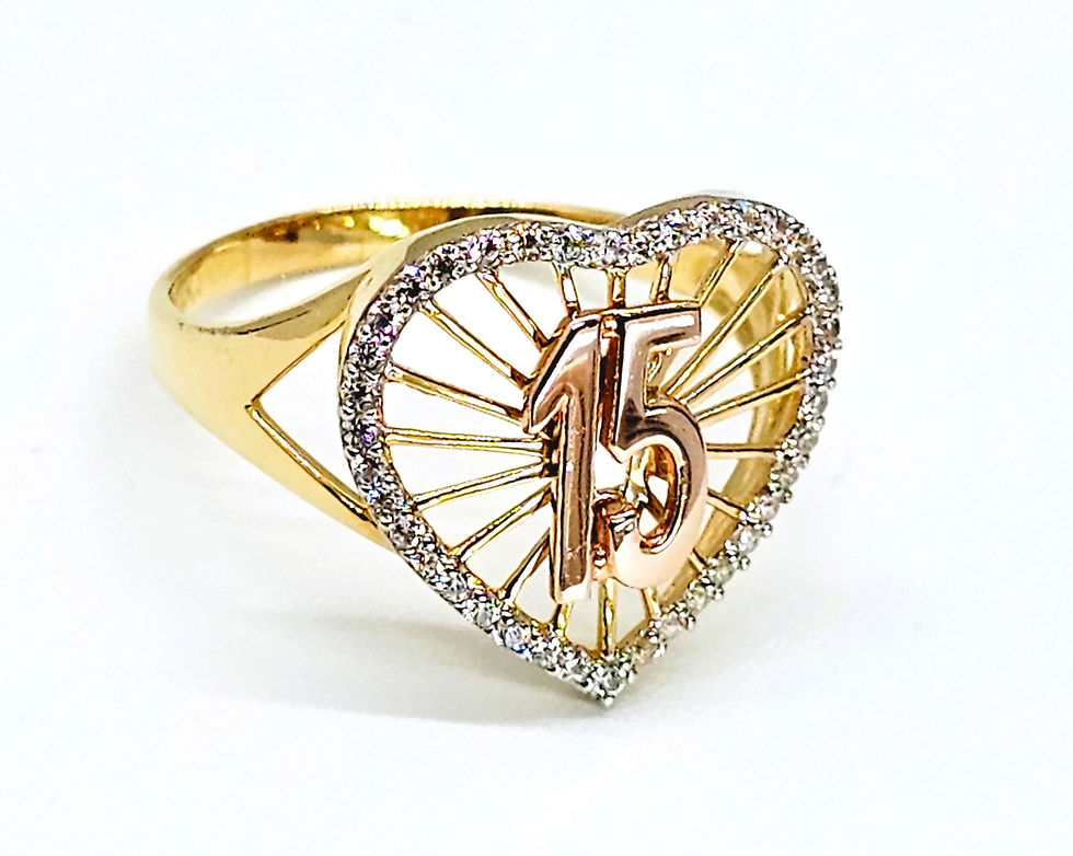 Thumbnail: 14K 15th Anniversary Ring