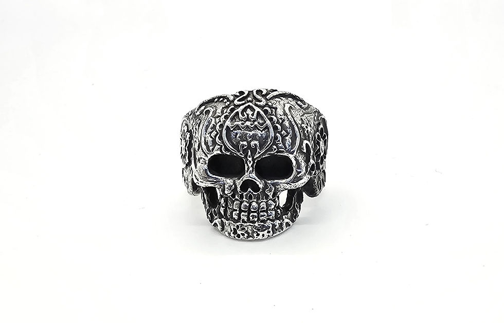 Thumbnail: SILVER SKULL RING