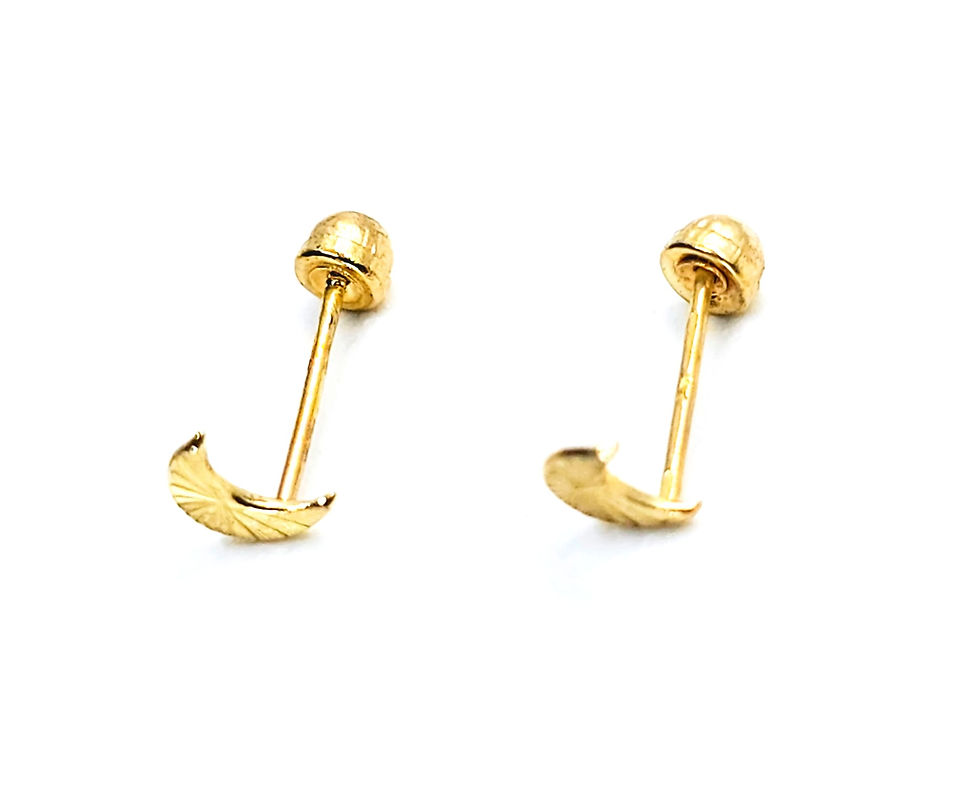 Miniatura: ARETES LUNA ORO