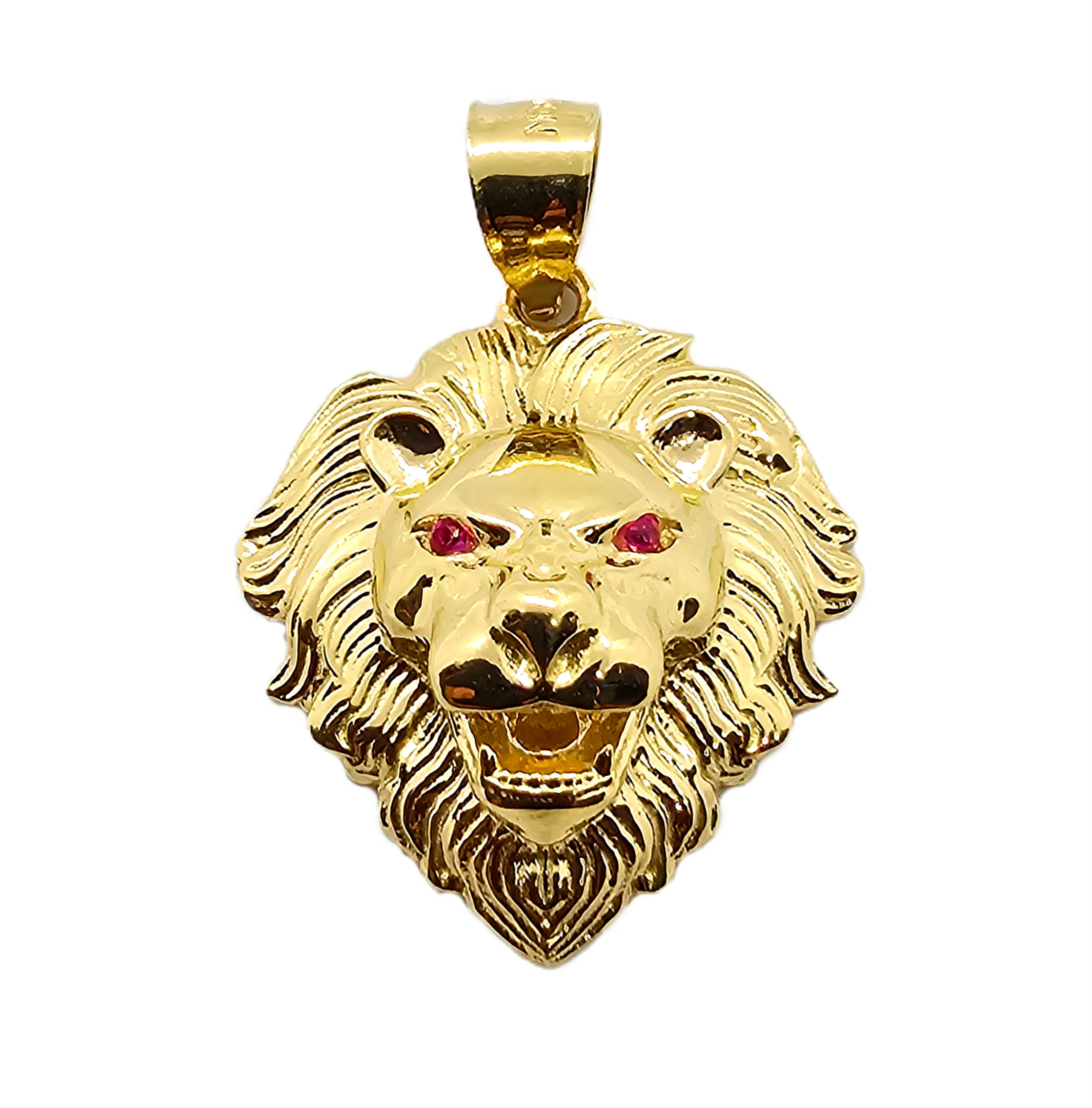 DIJE LEÓN ORO 14K.
