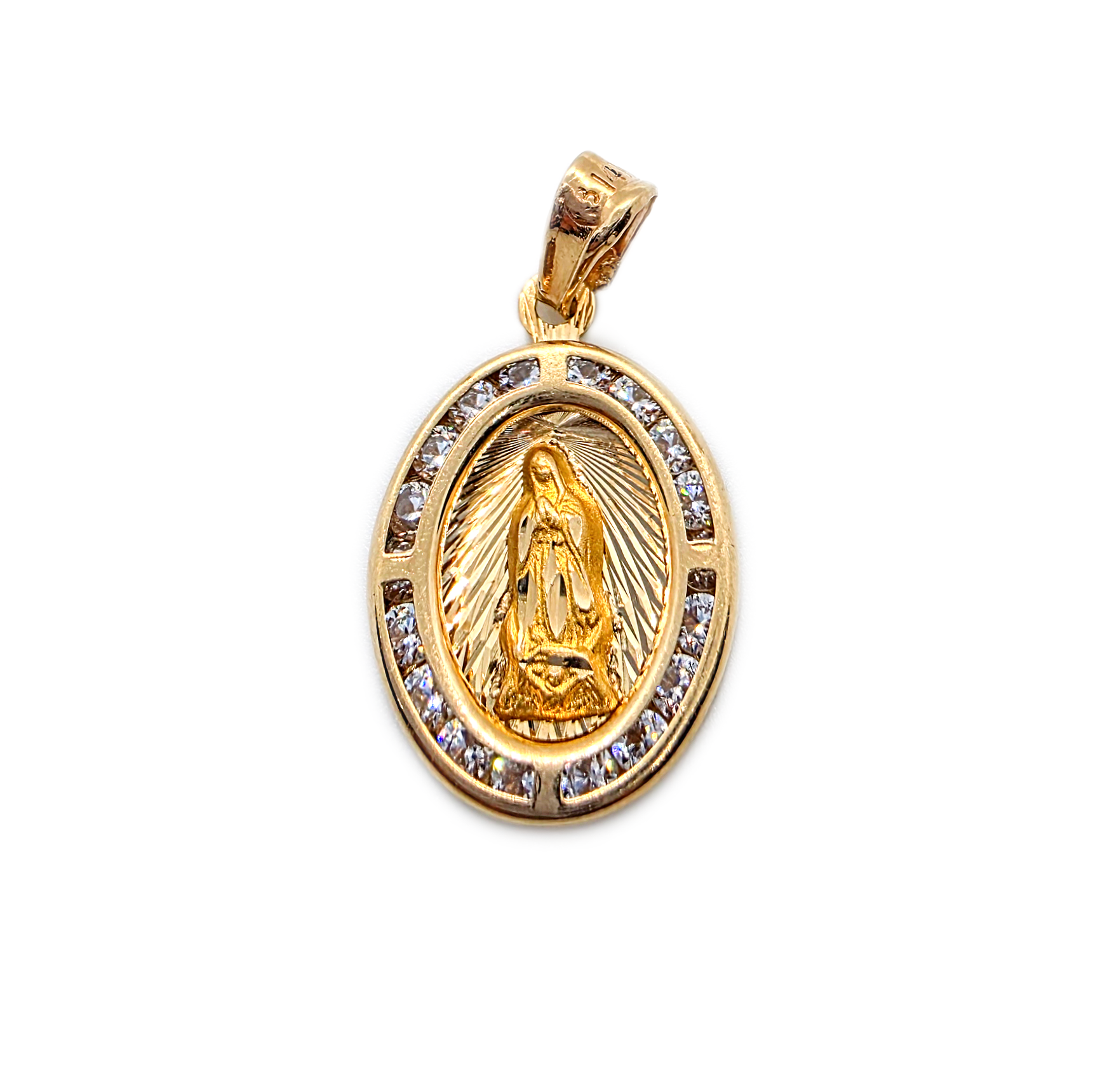 VIRGIN OF GUADALUPE MEDAL 14 K.