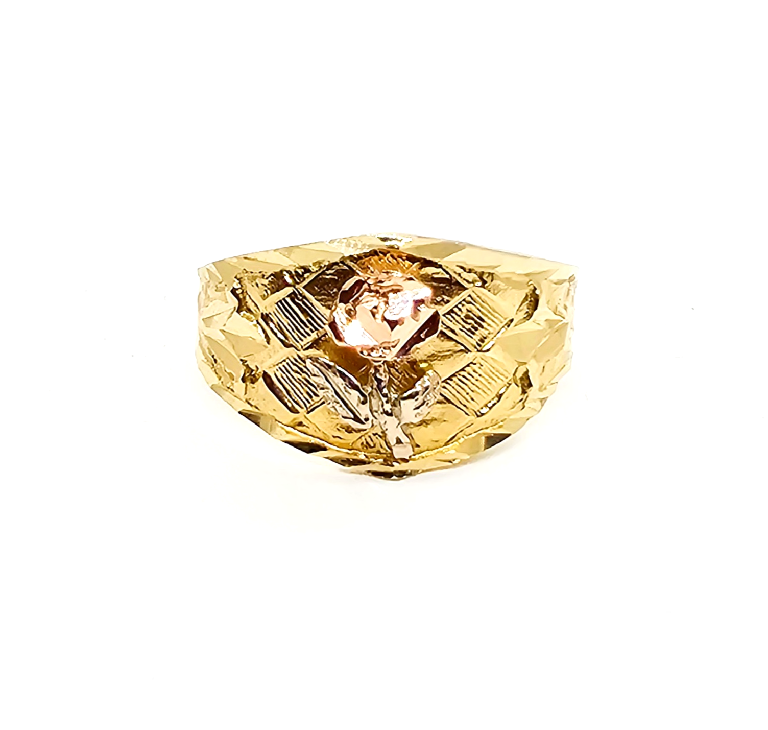 14K PINK RING.