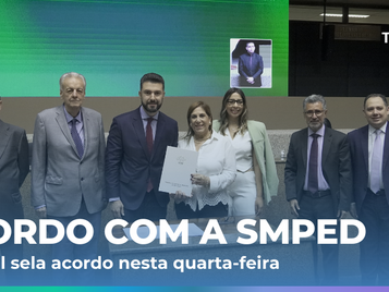 TCMSP sela acordo com Secretaria Municipal de Pessoa com Deficiência
