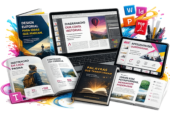 Serviços Design Editorial (Diagramação)