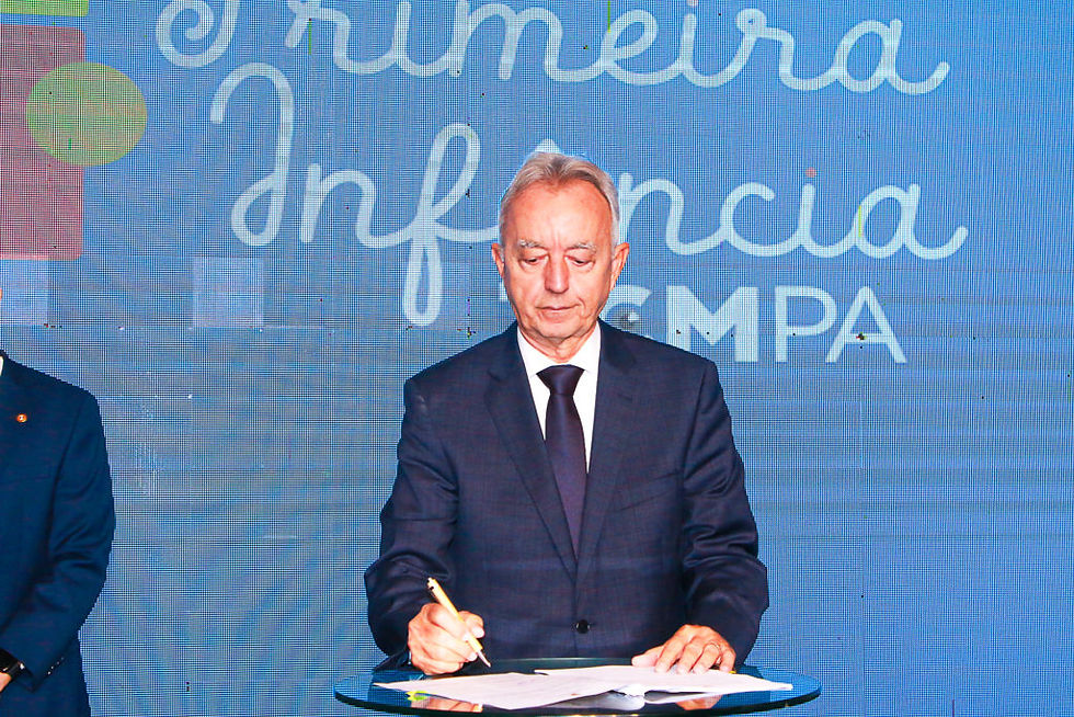 O conselheiro Antônio José Costa de Freitas Guimarães foi um dos signatários do Pacto Estadual pela Primeira Infância.