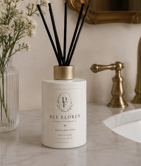 Bel Floren Reed Diffuser - Woodland Fern