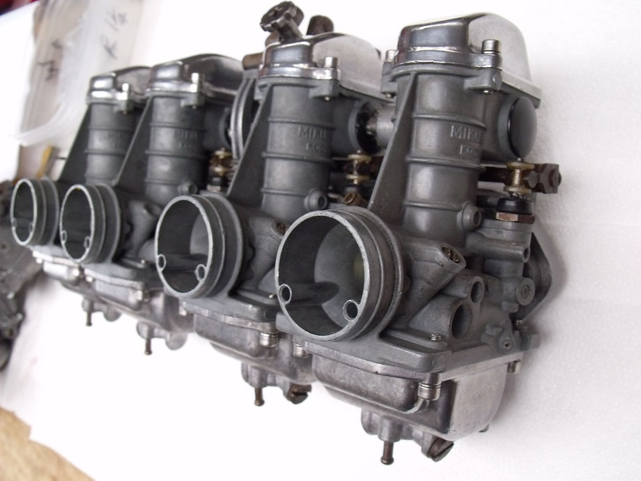 Kawasaki z650 ultrasonic motorcyle carb cleaning