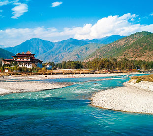 The beautiful Punakha Dzong