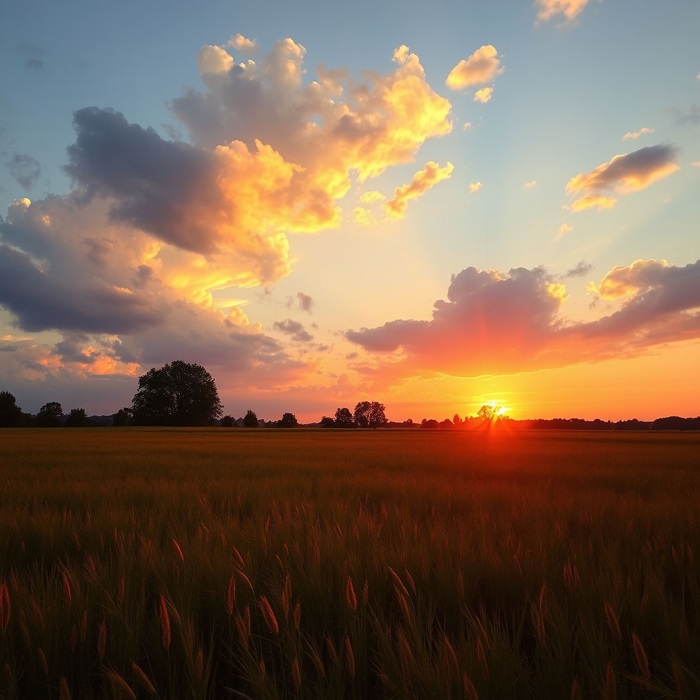 Sunset In a field.jpg