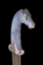 Indian Dagger with Agate Horse Headed Hilt