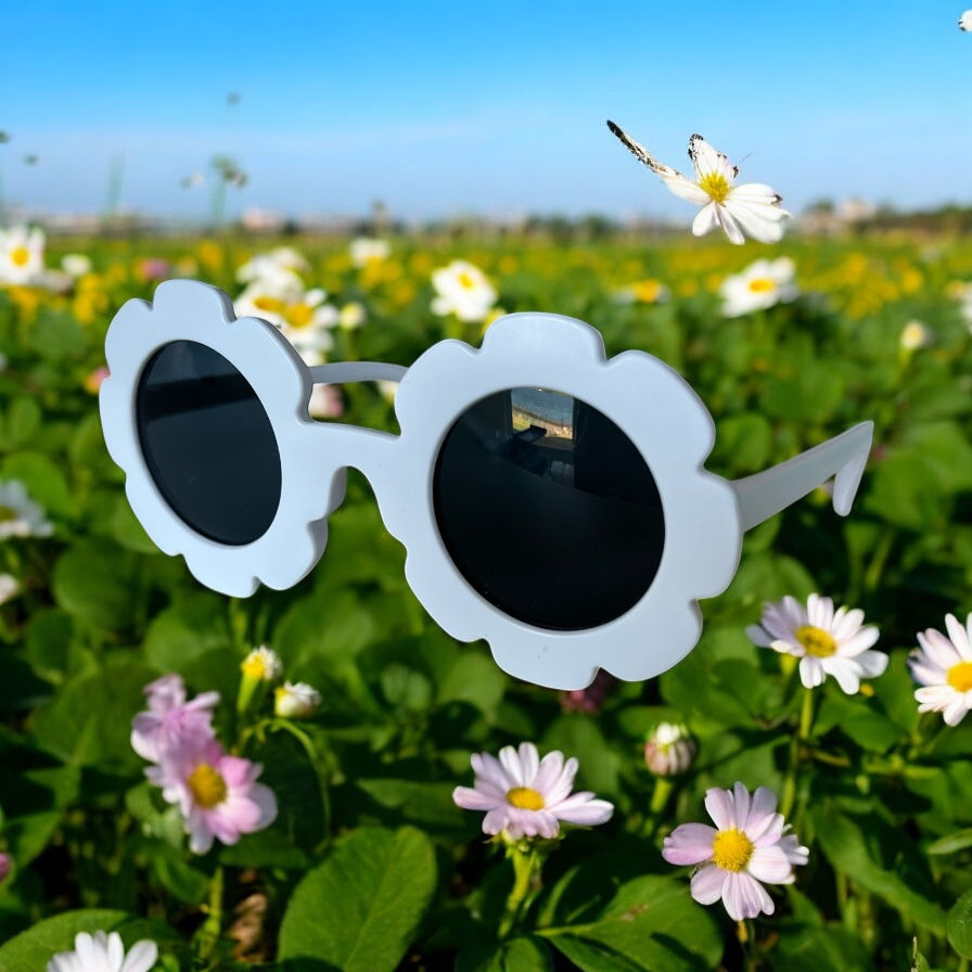 Sunglasses. Flower design (suit age baby - 5 approx) UV400