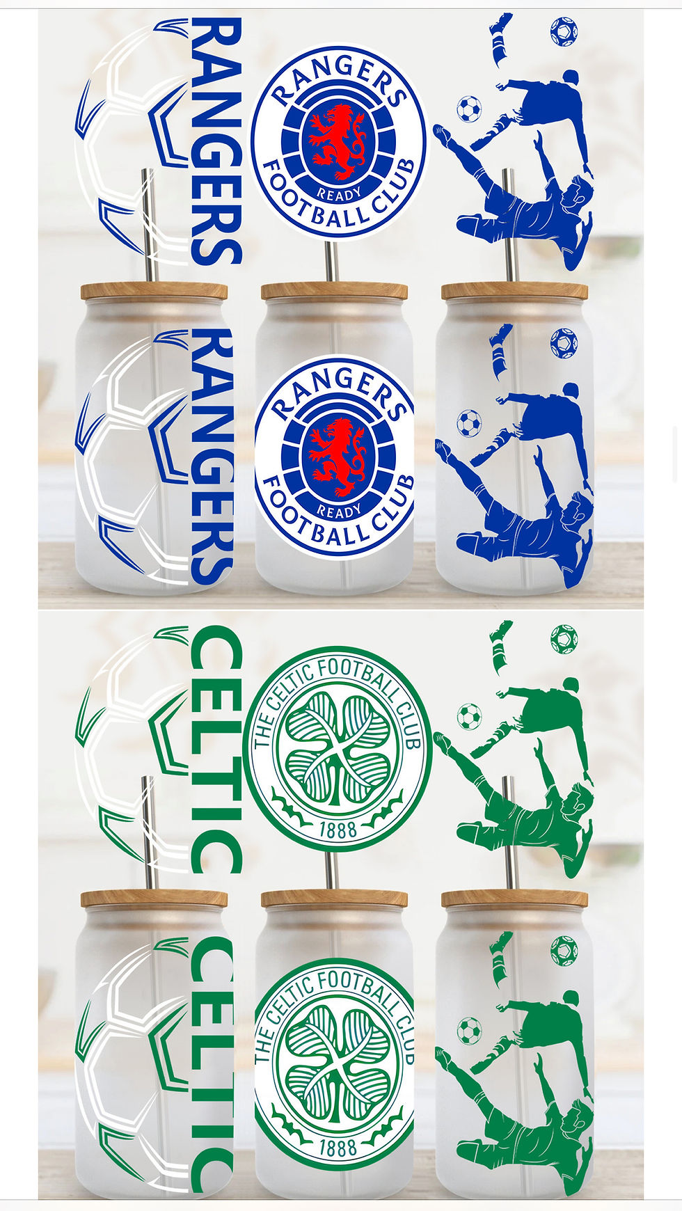 Thumbnail: UVdtf 16oz wraps Football teams 