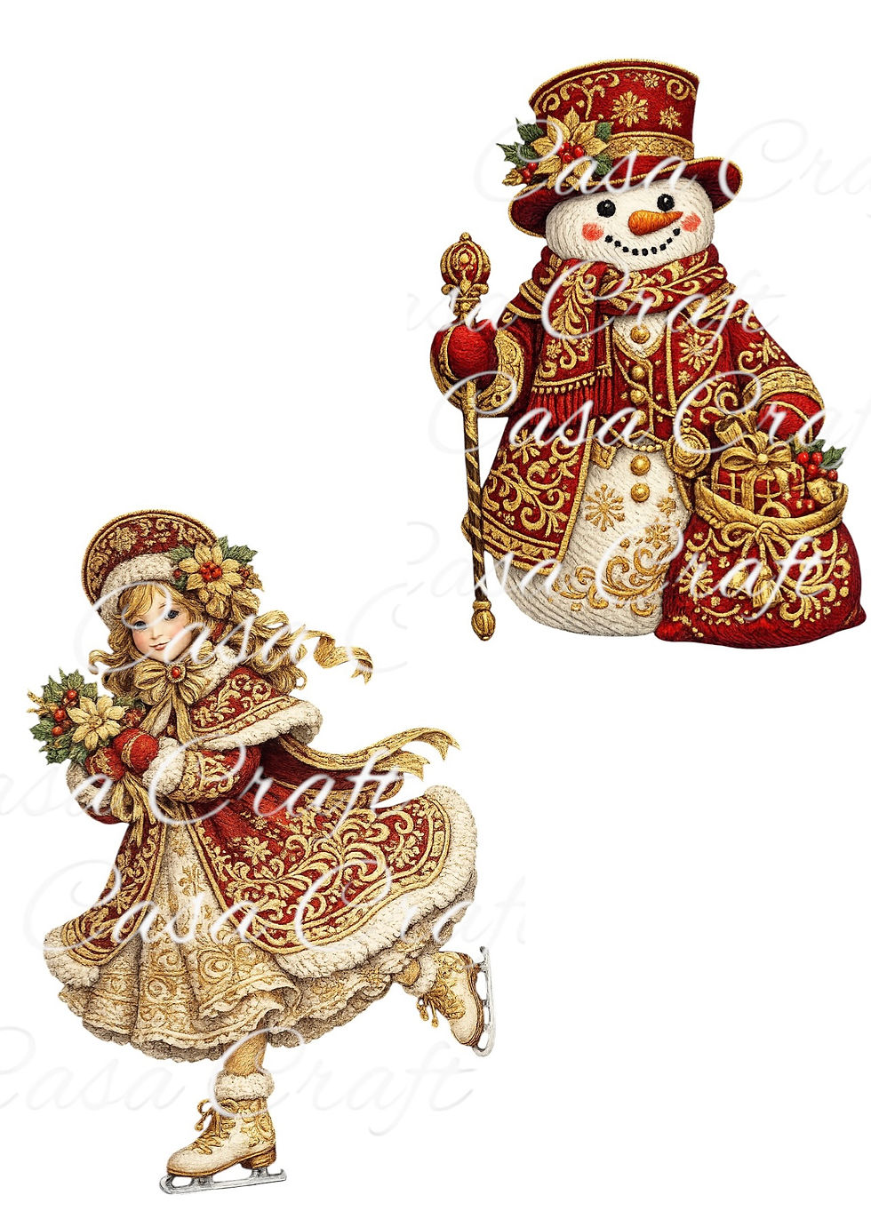 Thumbnail: Christmas DTF decals. 3” or 6” 