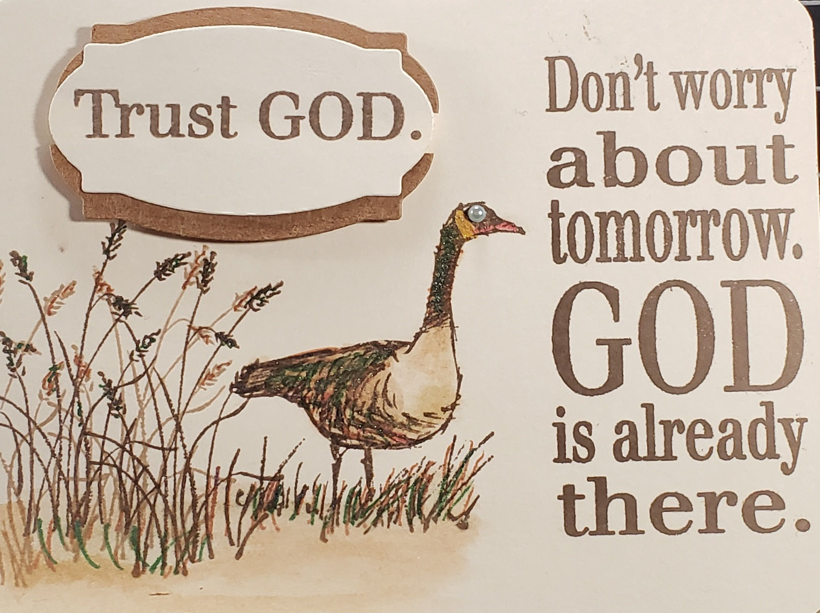 Greeting Card: Religious Encouragement 