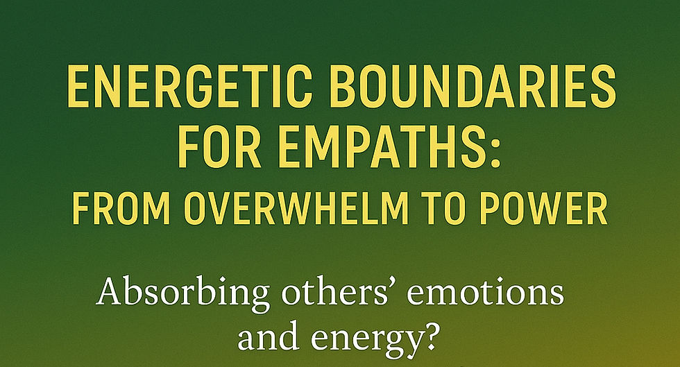 Energetic Boundaries for Empaths: From Overwhelm to Power with Matthew Boyd, C.Ht