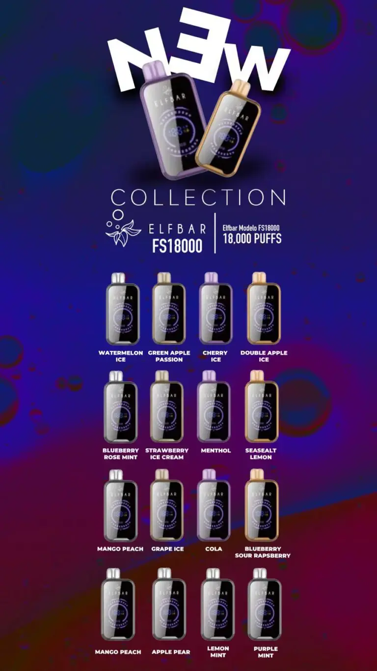 Miniatura: ELFBAR FS18000 BLUEBERRY ICE 18.000 PUFFS
