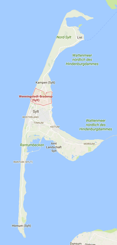 Sylt Map