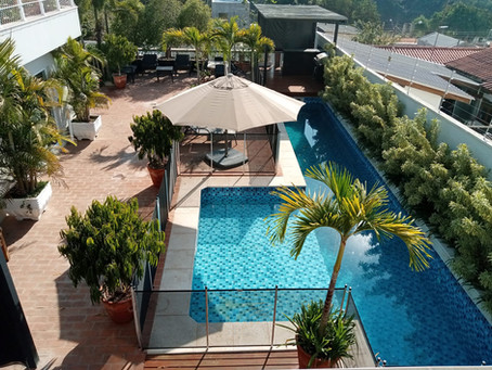 Instalação de cercas removíveis para piscinas