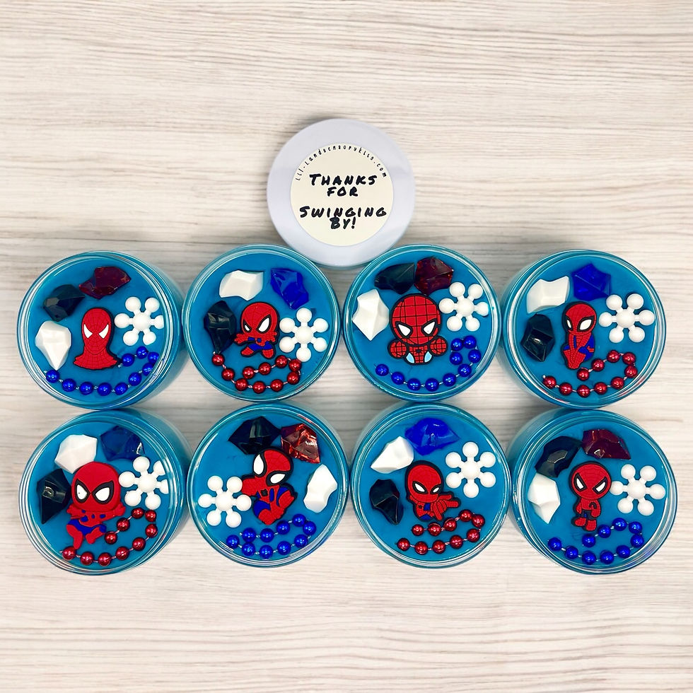 Thumbnail: Spider-man Small and Medium Jars: Party Favors