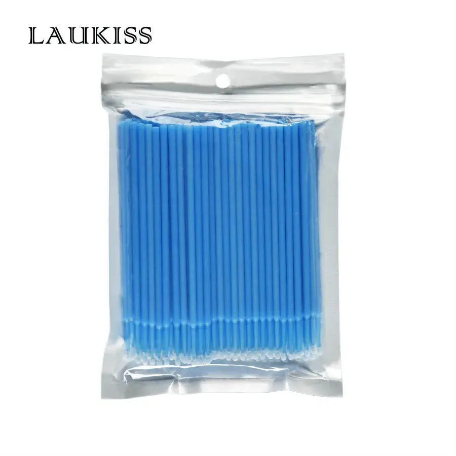 Thumbnail: 100pcs Micro Make Up Brushes Eyelash ExtensionGlue Brushes
