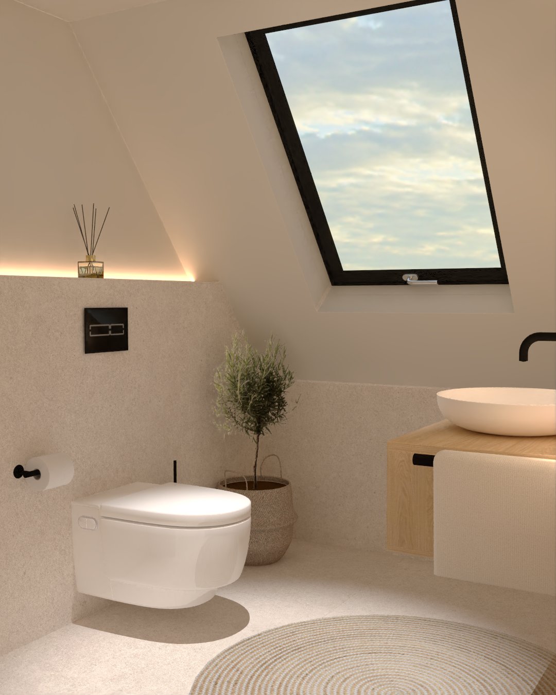 3D Badplanung Gäste-WC