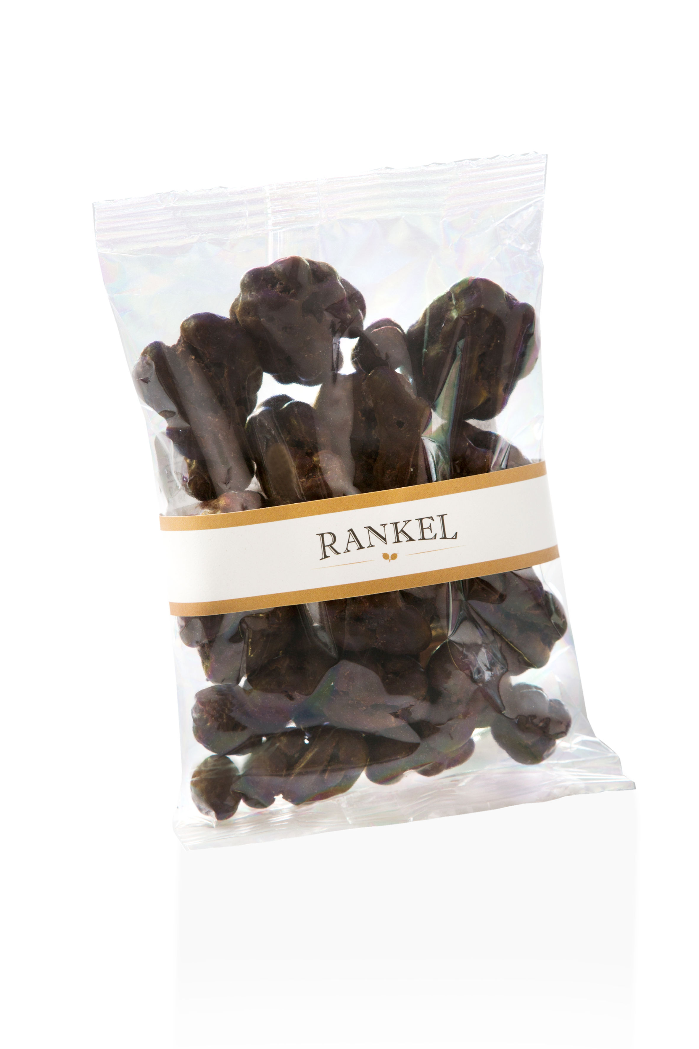 schokolierte Walnüsse in Zartbitterschokolade, 90g