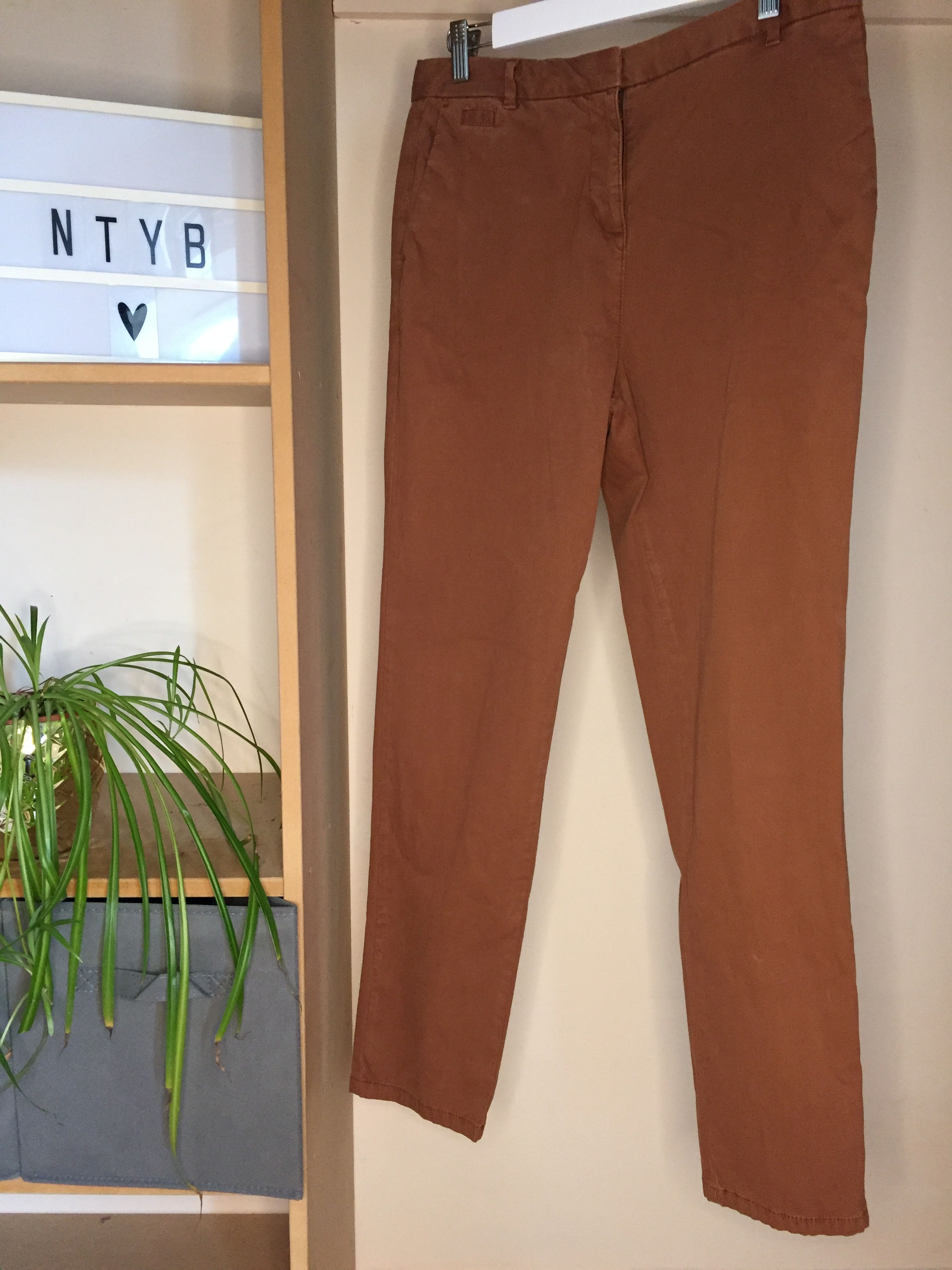 M&S Dark Camel Chino Size 10