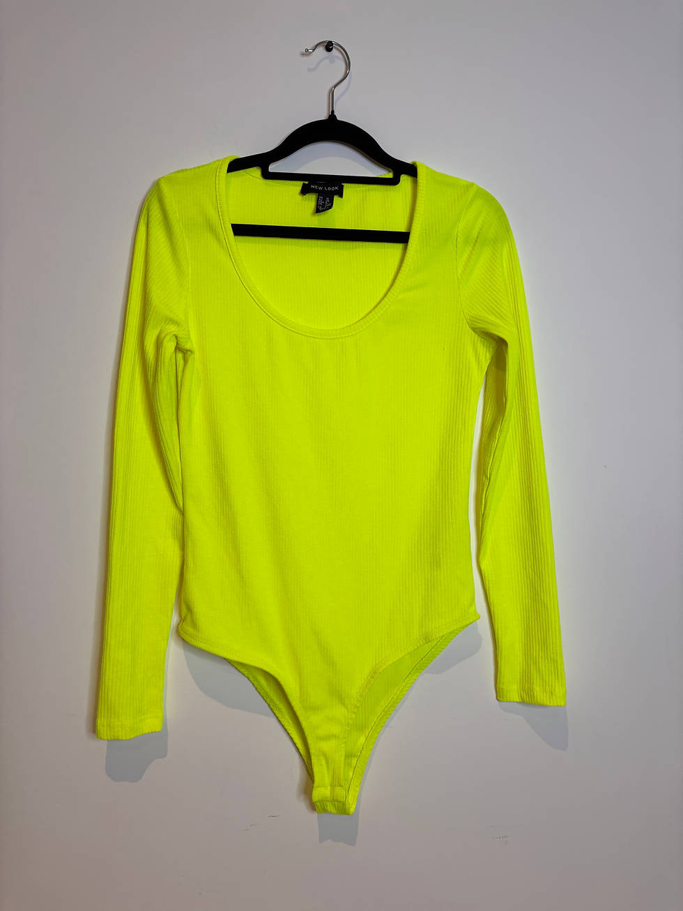 Thumbnail: New Look Fluorescent Yellow Body - Size 10 - Preloved
