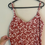 Thumbnail: Primark Red/Brown Flower Dress Size 10