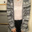 Thumbnail: Heaven Grey Pattern Long Cardigan Size 10