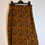 Thumbnail: Boohoo Orange Zebra Print Skirt - Size 10 - Preloved