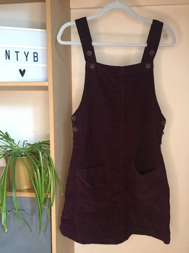 topshop burgundy pinafore dress Square Neck Sleeveless Sundress Midi Dress in Maroon main image 0