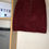 Thumbnail: New Look Burgundy Cord Mini Skirt Size 8