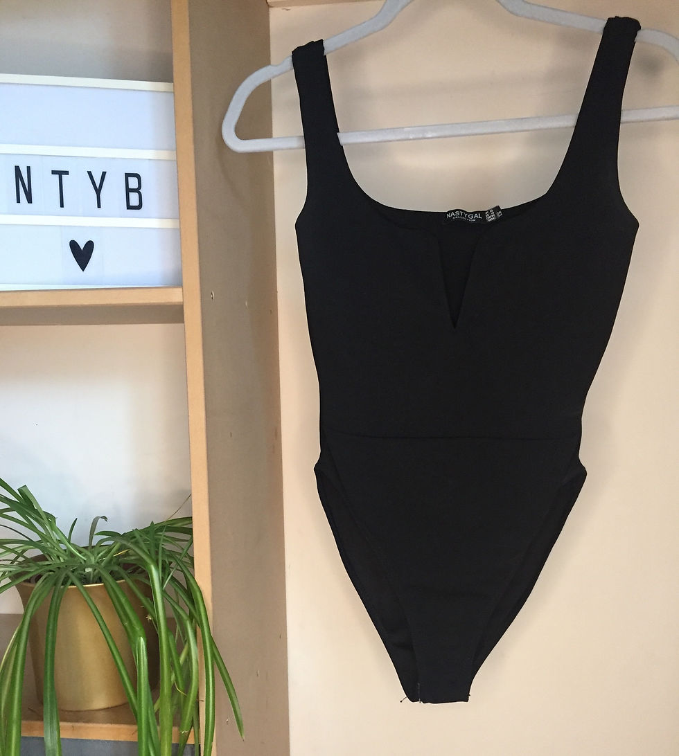 Thumbnail: Nasty Gal Black Body - Size 8 - Preloved