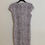 Thumbnail: I-X London White & Purple Leopard Print Dress - Size 10 - Preloved