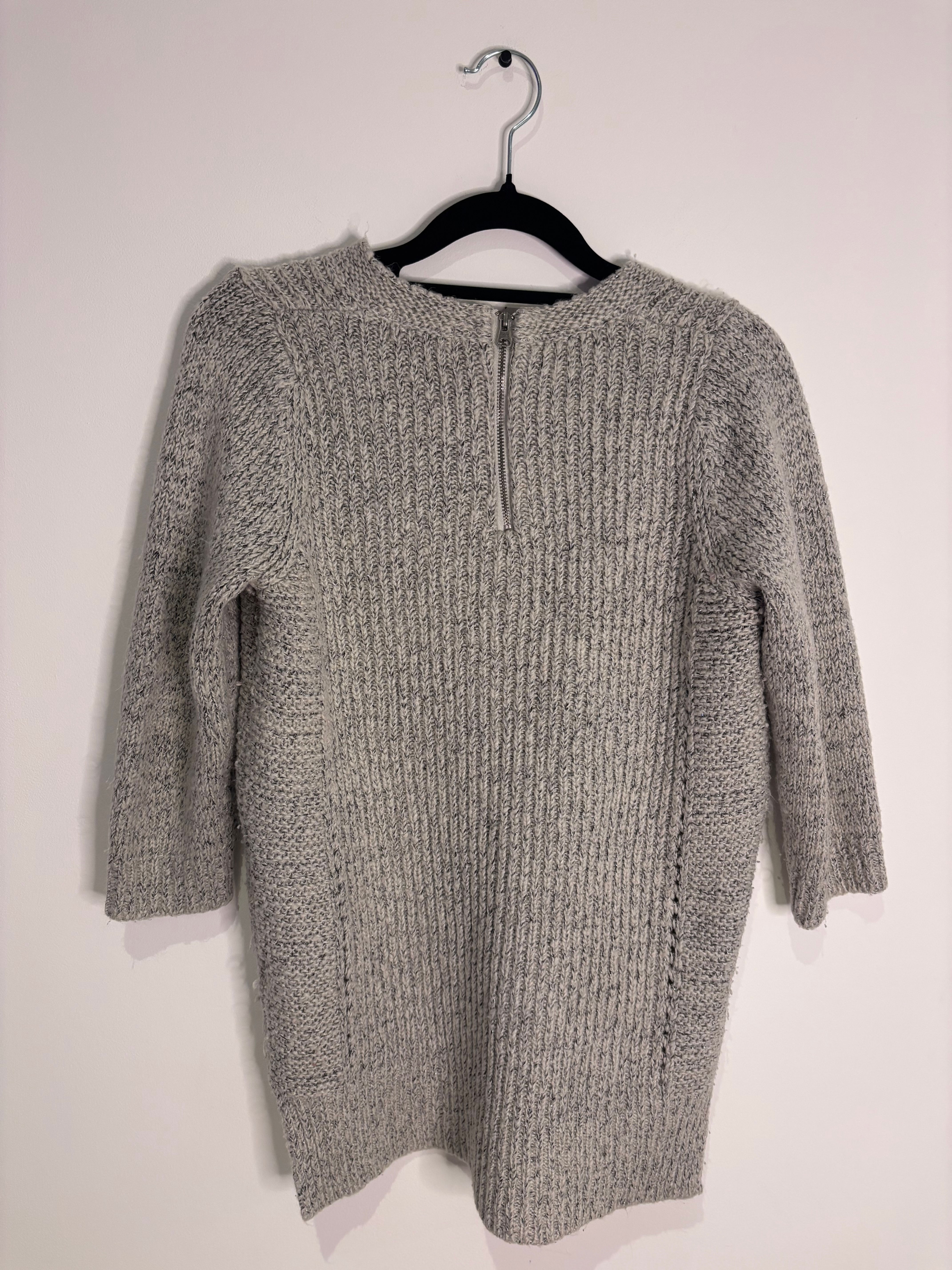 Indigo Collection Grey Sparkle Jumper - Size 14 - Preloved