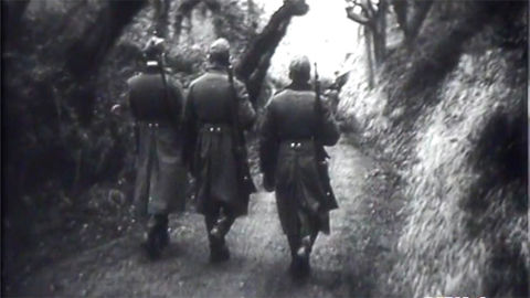 Soldiers on Sark lane