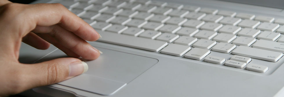 Weißer Laptop