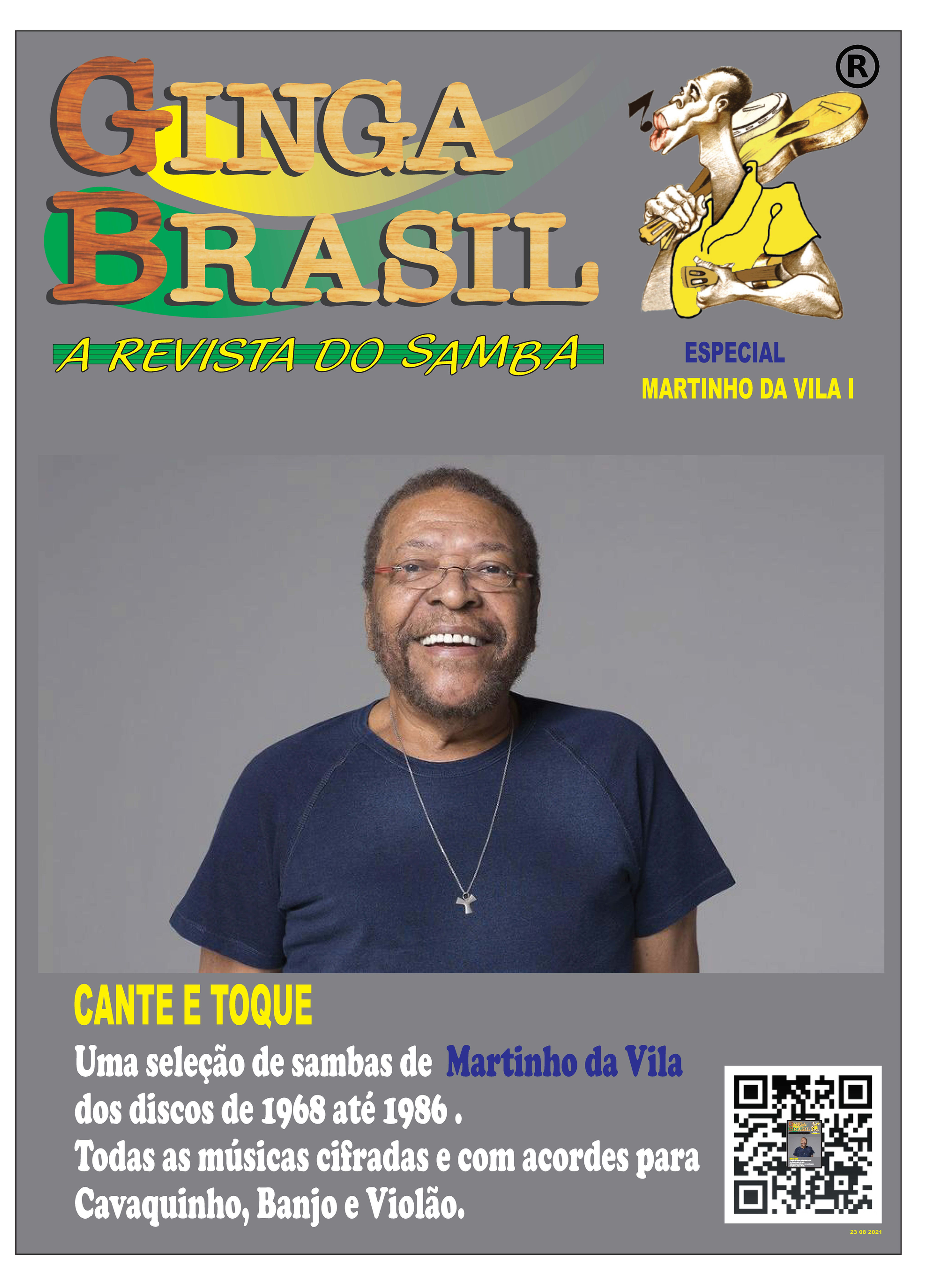 Revista Ginga Brasil Especial Martinho da Vila