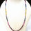 Thumbnail: Natural Multi Sapphire Faceted Beads Necklace: Hand Knotted Necklace