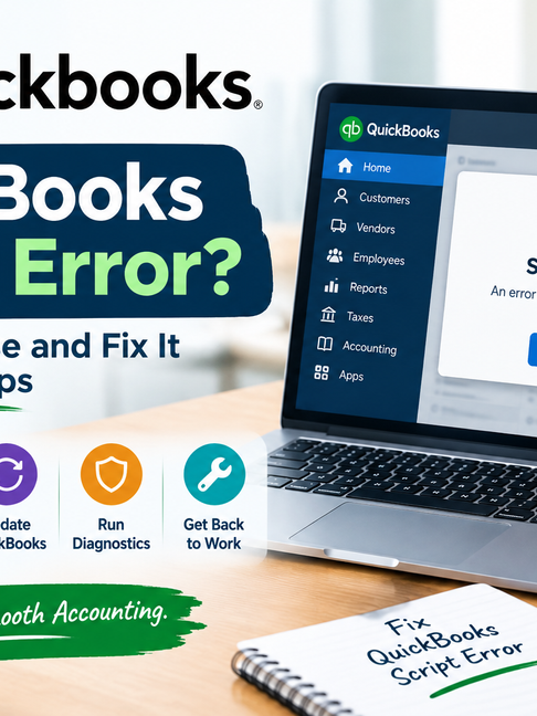 How to Fix QuickBooks Script Error? Causes & Easy Solutions