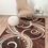 Thumbnail: SUMMIT 038 BROWN SWIRL AREA RUG