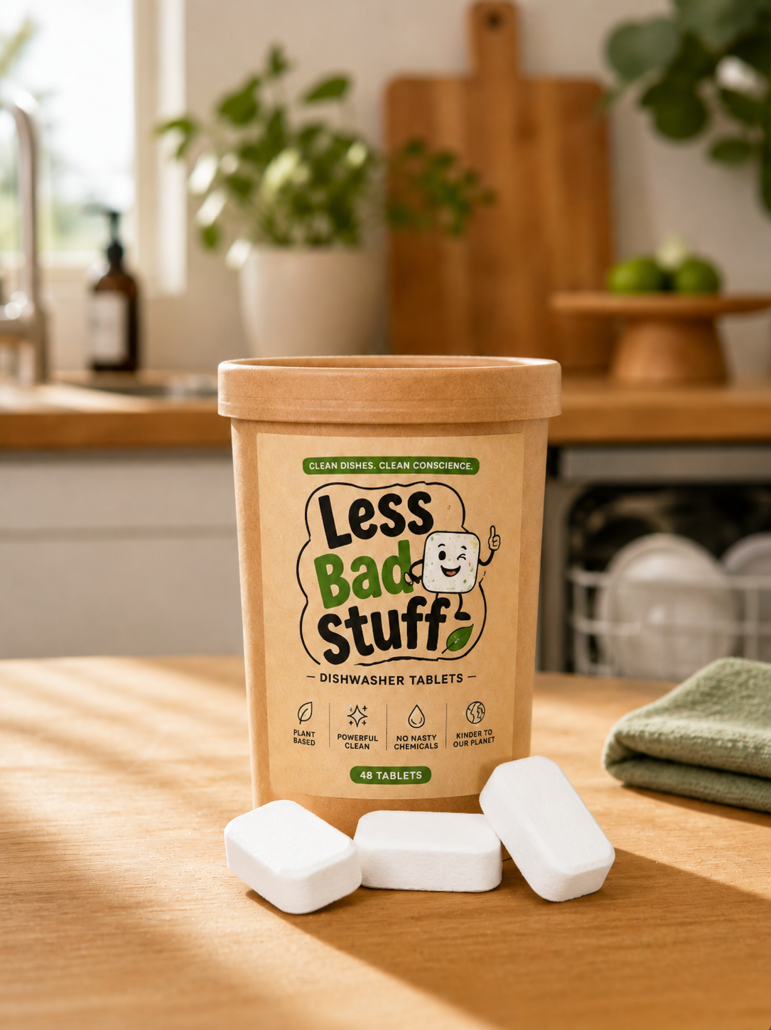 Less Bad Dishwasher Tablets