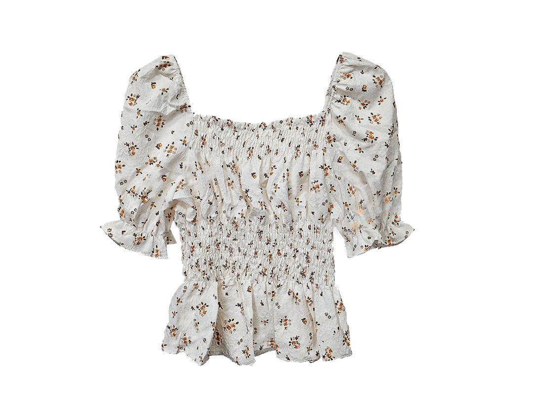 GT Short Sleeve Floral Top