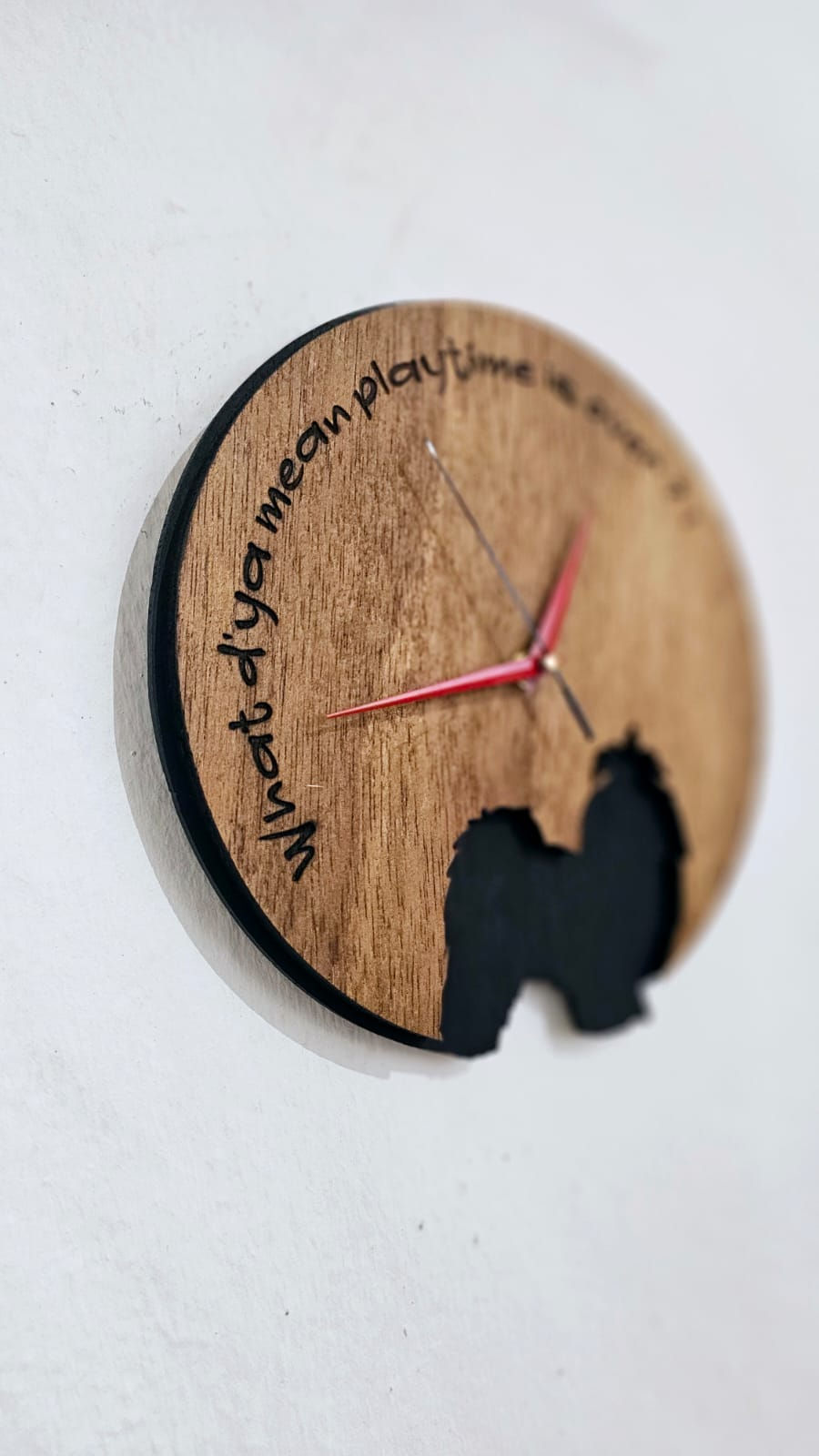 Thumbnail: Shi Tzu - Blur Clock - Minimalist Dog Clocks (Singapore Made)