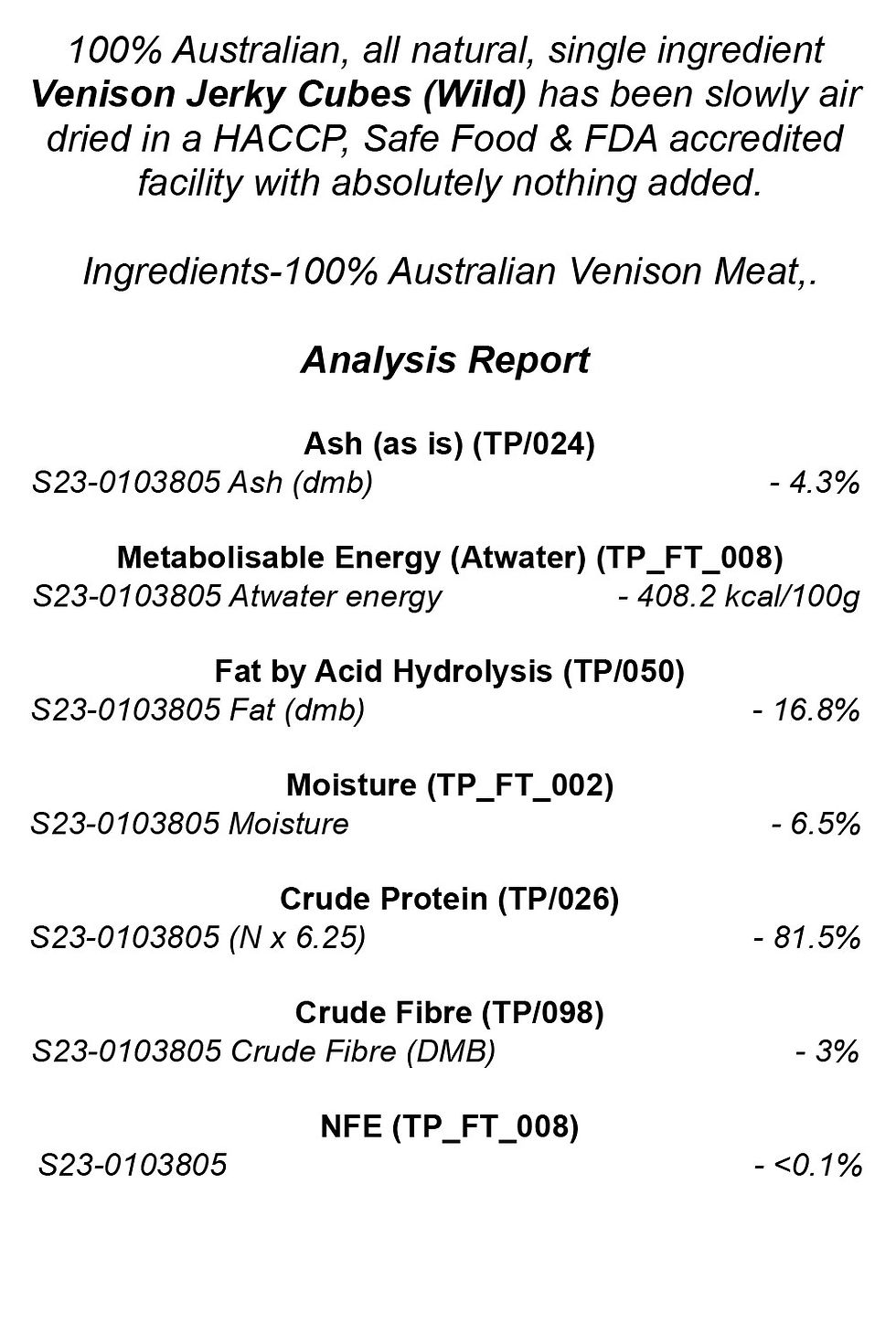 Thumbnail: Venison Jerky Cubes