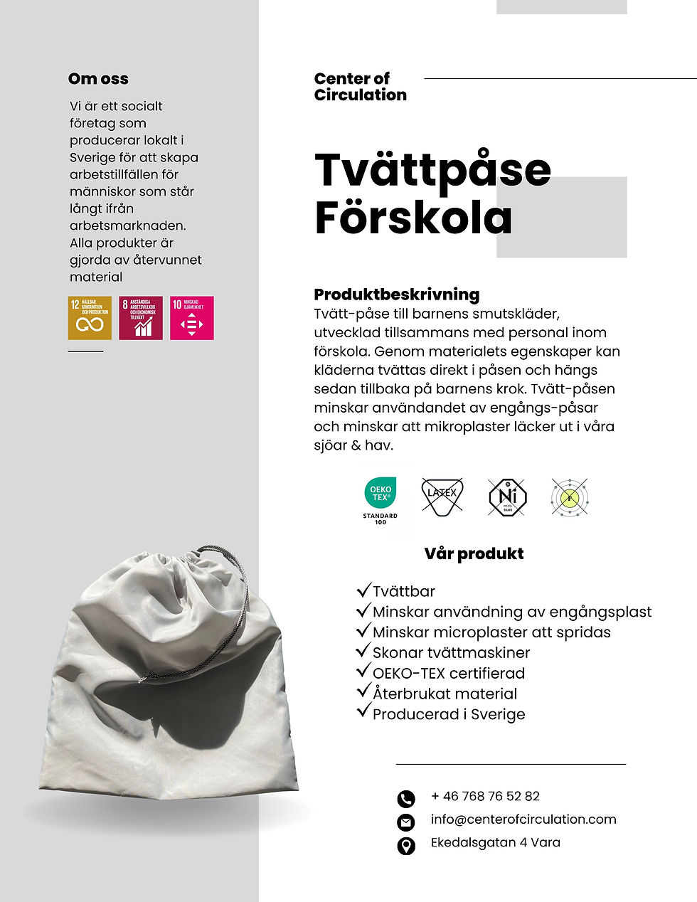 Miniatyrbild: Tvättpåse Förskola