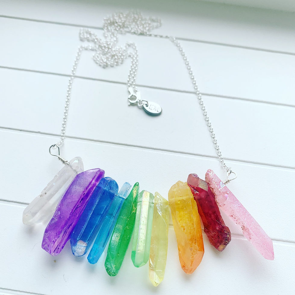 Thumbnail: Rainbow Quartz Necklace