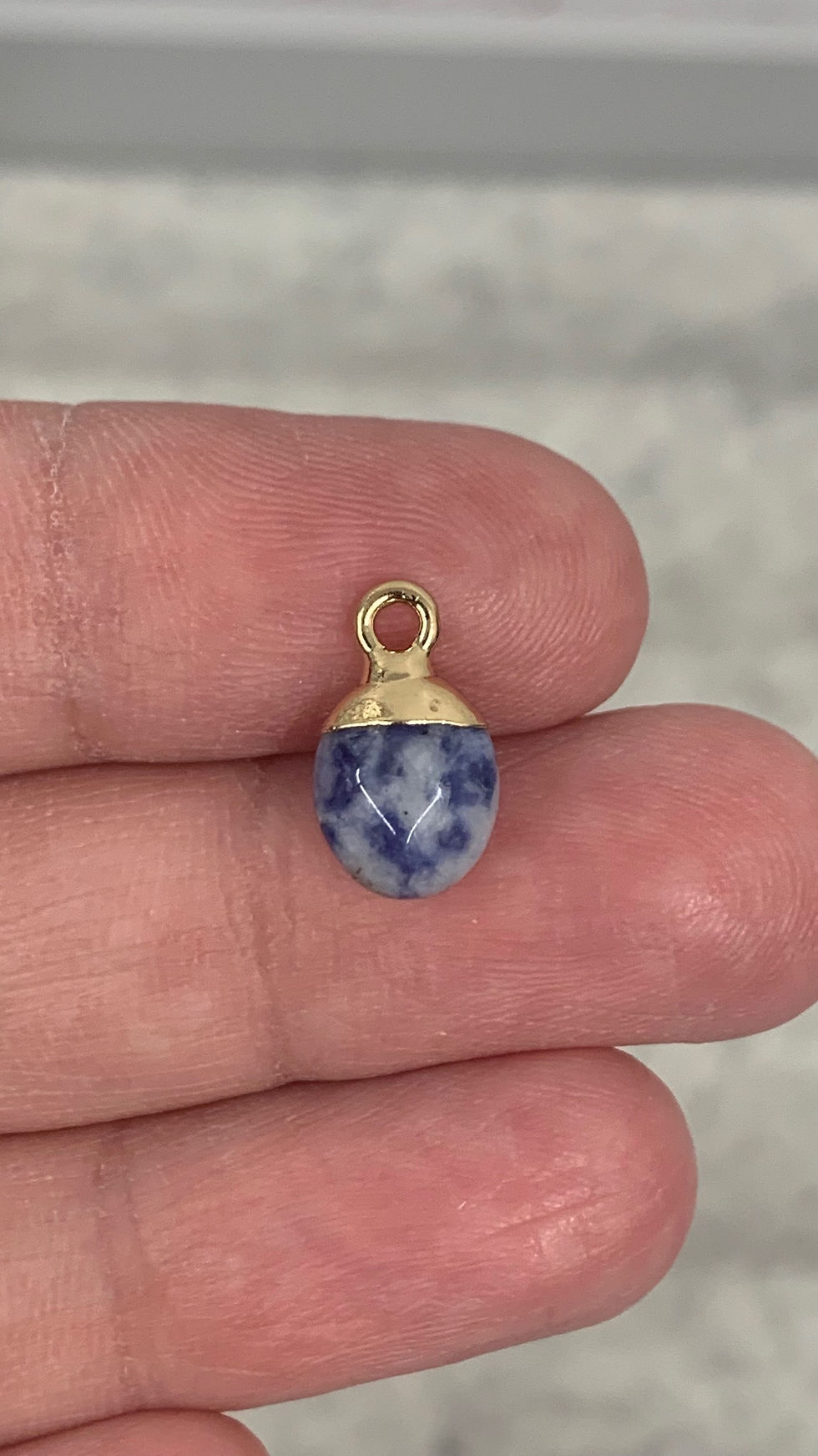 Thumbnail: Sodalite Drops Necklace