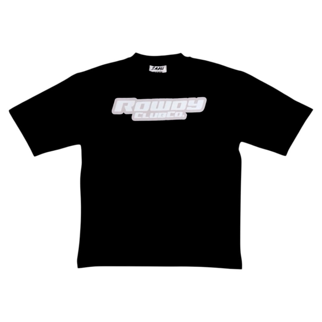 RowdyClubCo. Black Oversized T-Shirt